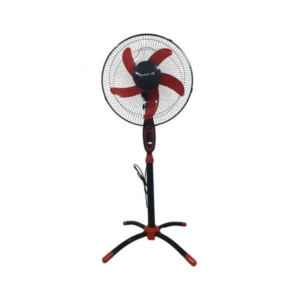 Coldair Ventilateur posable sur pied – 3 vitesses – 40W – Rouge/Noir