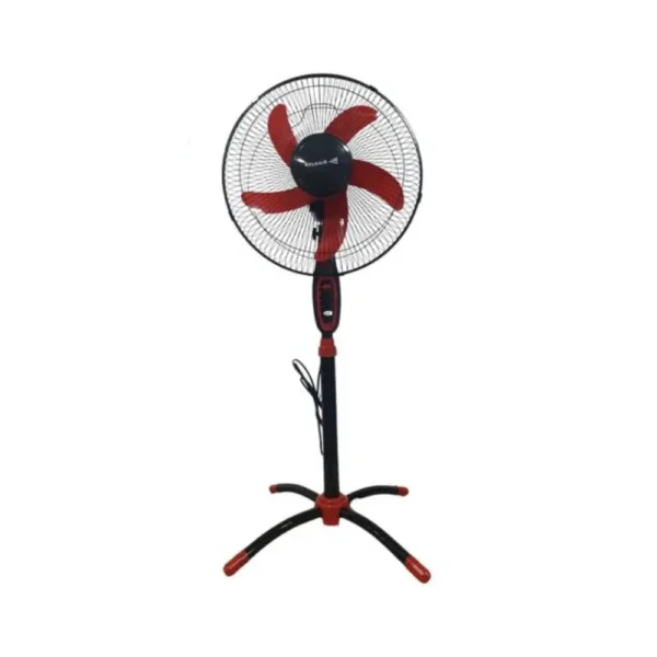 Coldair Ventilateur posable sur pied – 3 vitesses – 40W – Rouge/Noir
